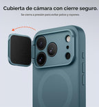 SURITCH para iPhone 18 Pro Case para MagSafe, Cobertura de Cámara, Lake Green