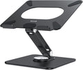 BESIGN LSX7 - Soporte para laptop con base giratoria de 360°, Negro