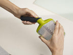 Joseph Joseph Rallador giratorio 2 en 1 con mango ajustable, curso extra y fino, verde