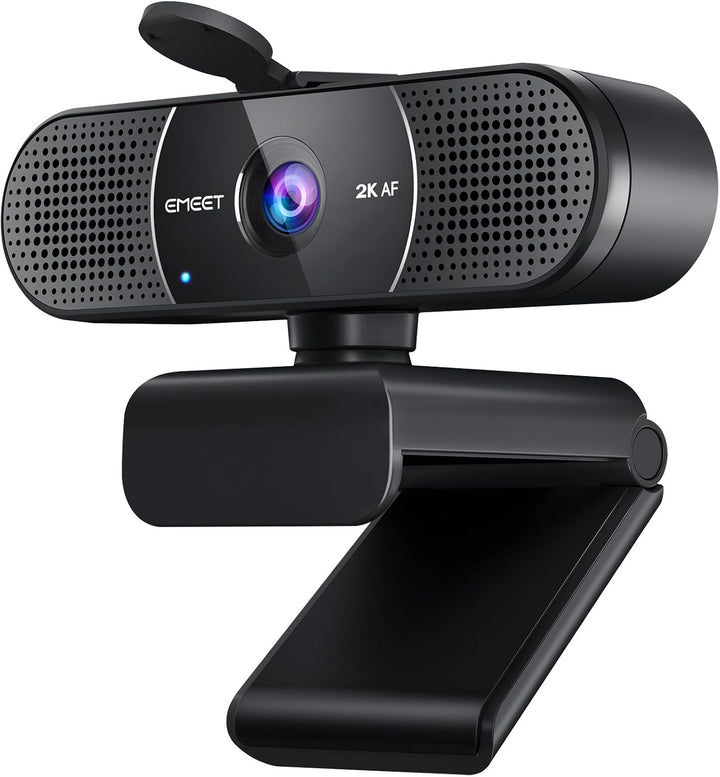 EMEET C960 - Cámara web USB 2K QHD, 2 micrófonos con reducción de r...