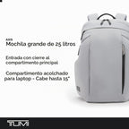 TUMI Axis Mochila grande de 25 litros, se adapta a portátiles de hasta 15