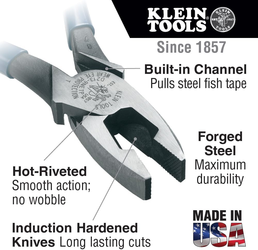Klein Tools Juego de herramientas para electricista 5300, incluye 4...