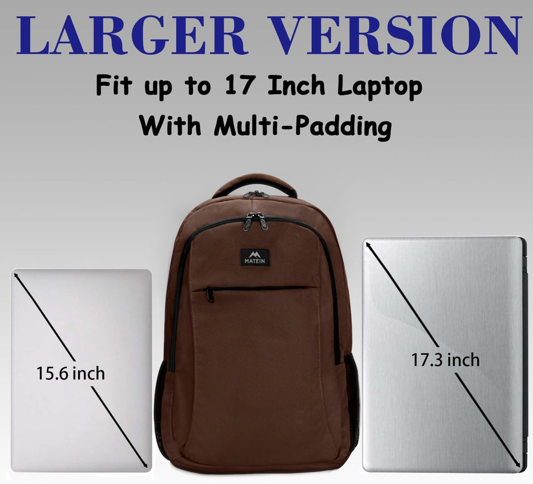 MATEIN Mochila para Laptop, Extra Grande Compatible con TSA de 17.3...