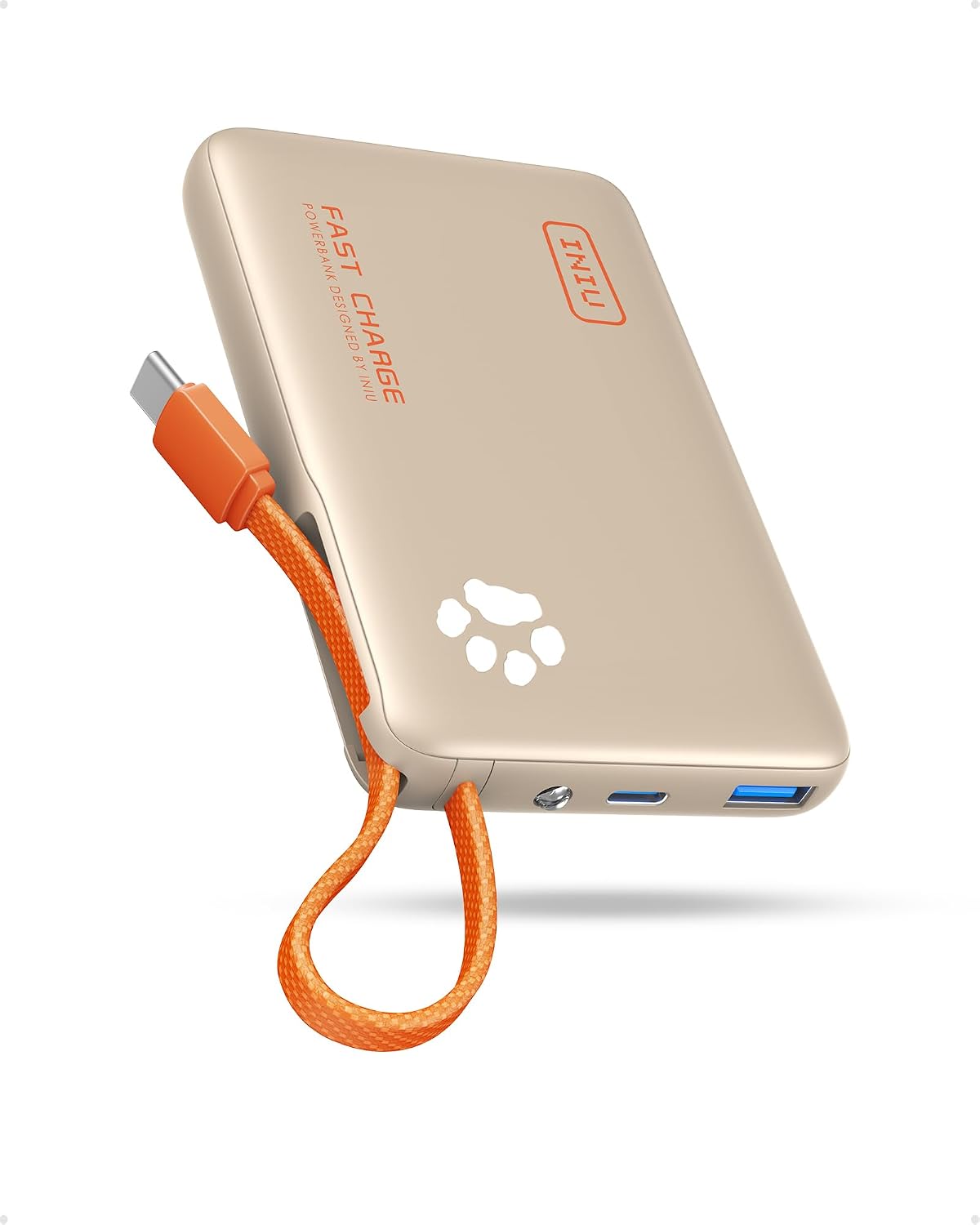INIU Banco de energía de 45 W, cargador portátil de carga rápida co...