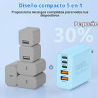QZIIW Bloque de cargador rápido de pared USB C, bloque de carga rápida tipo