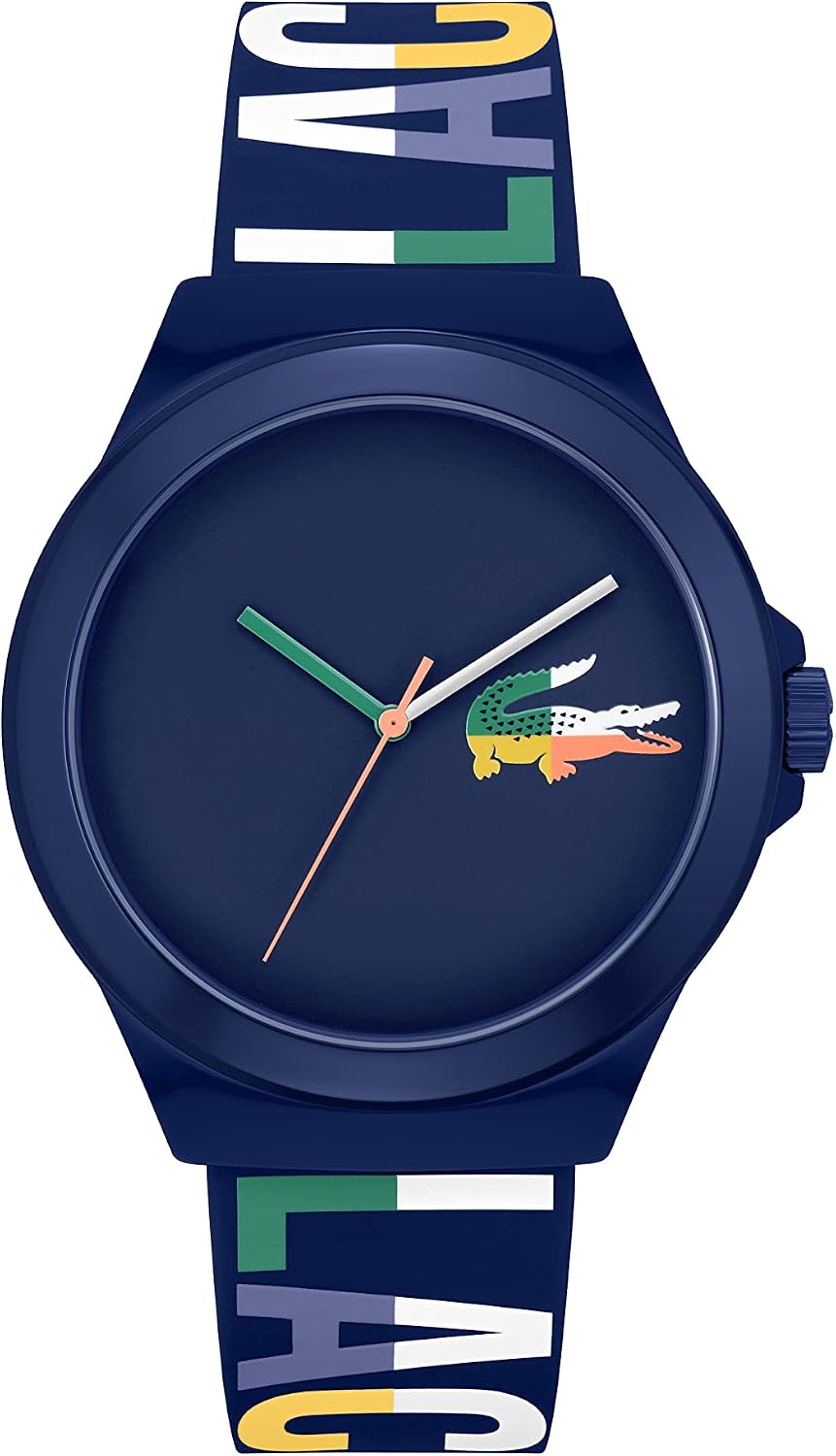 Lacoste Neocroc Reloj de Caballero Quartz - Reloj de Puño Multicolor