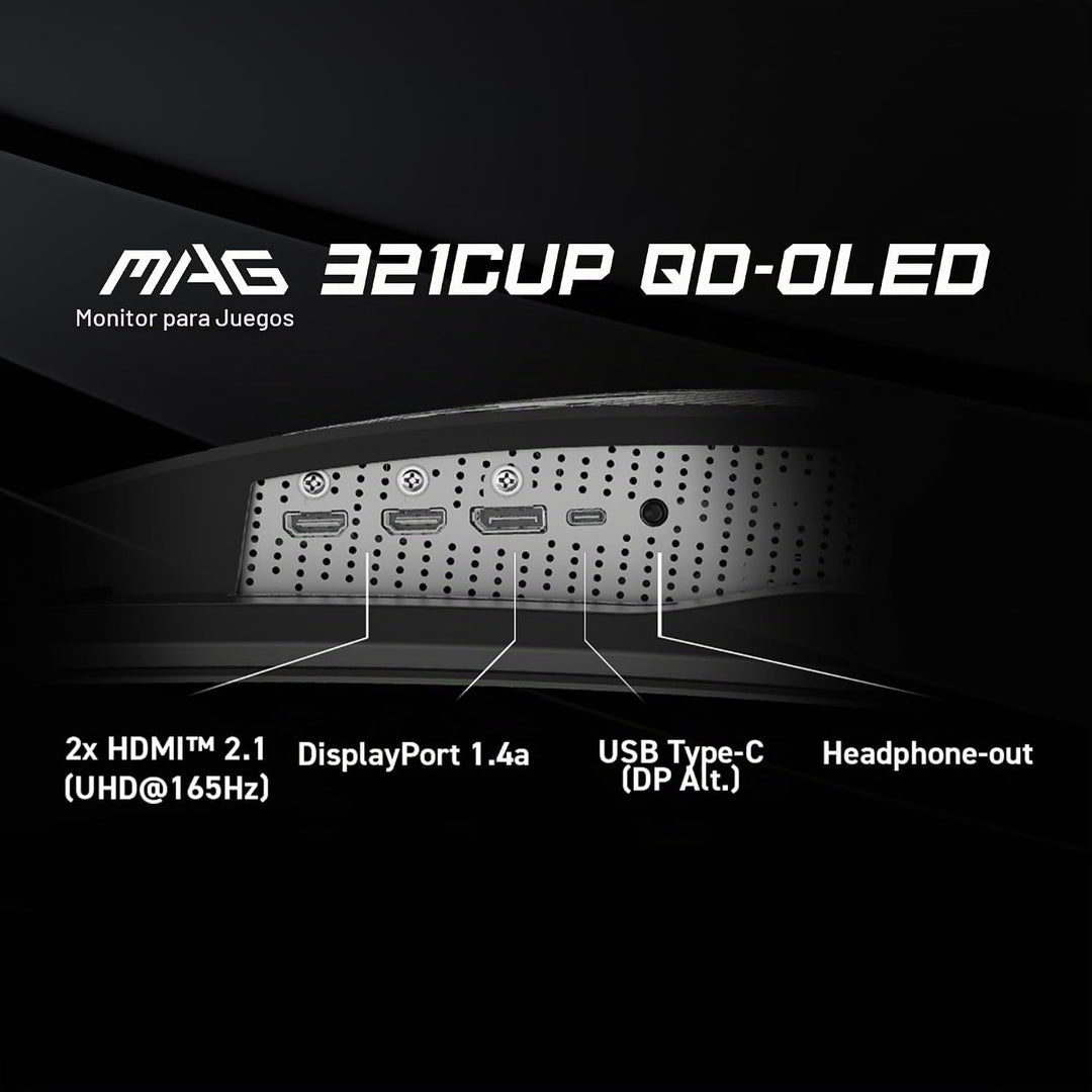 MSI MAG 321CUP QD-OLED Monitor de computadora de 32 pulgadas 3840 x...