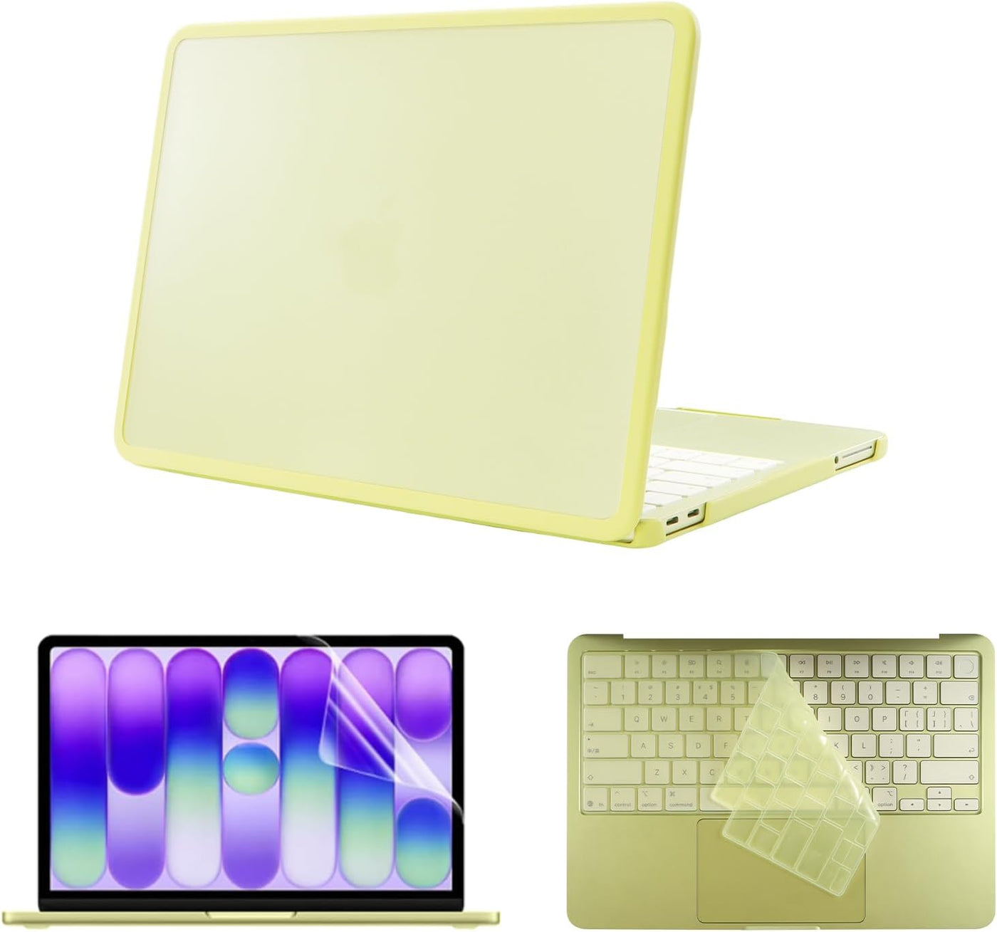 Yiodelu Juego de 3 fundas protectoras para MacBook Neo 2026 de 13 p...