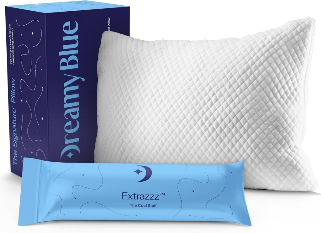 DreamyBlue Signature Adjustable Shredded Memory Foam Pillow King