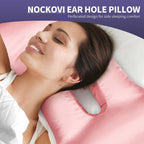 Almohada perforadora para dormir lateral con funda de almohada de