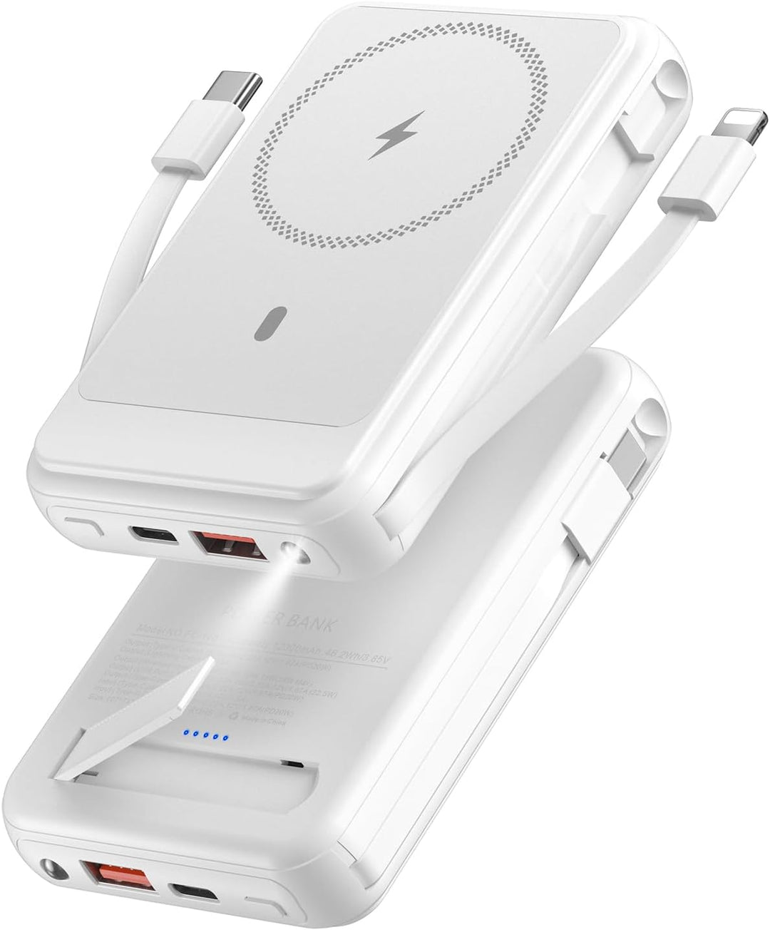 Batería Externa Magnética de 12000mAh para Cargador Portátil Magsaf...