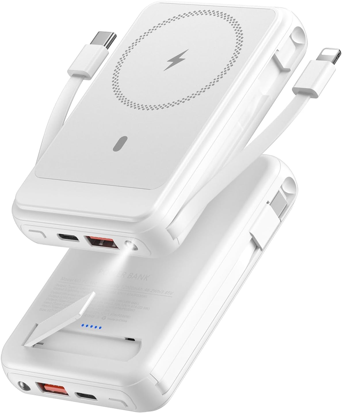 Batería Externa Magnética de 12000mAh para Cargador Portátil Magsaf...