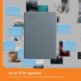 WD Disco duro portátil My Passport de 6 TB, funciona con USB-C y US...