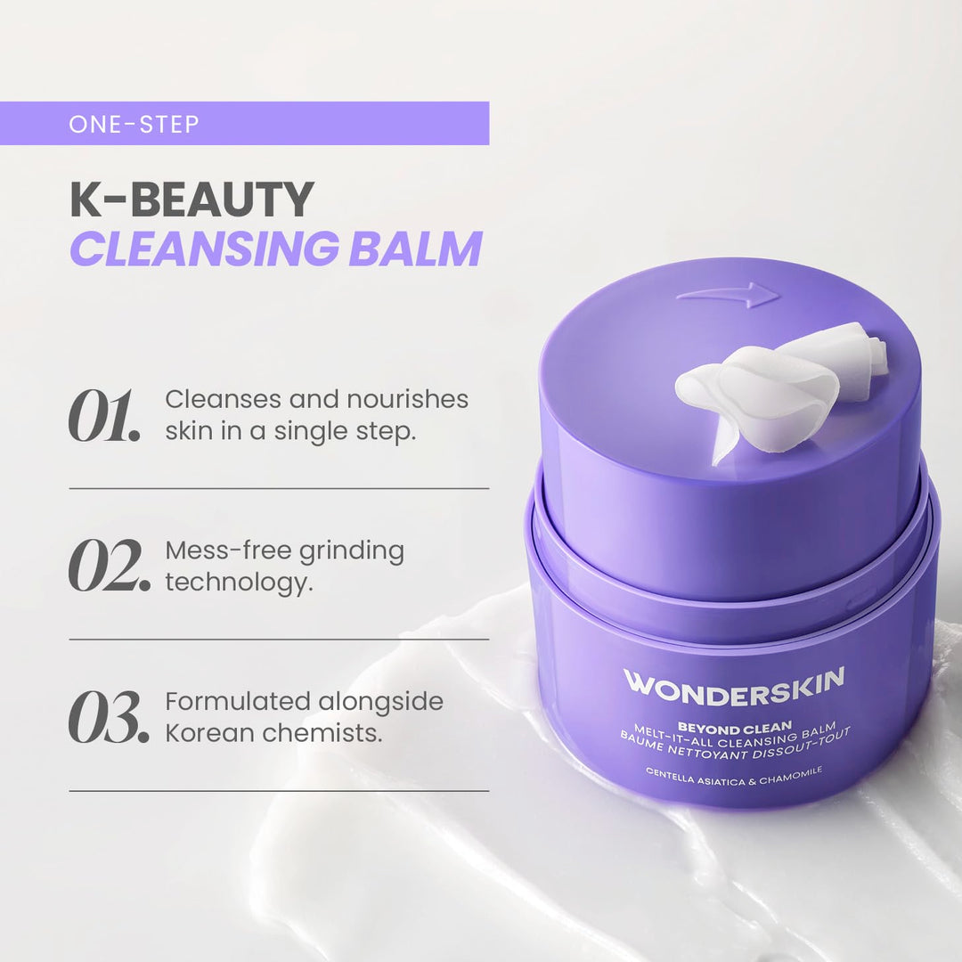 Wonderskin Bálsamo limpiador - Melt It All Balm to Milk removedor d...