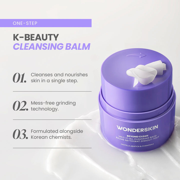 Wonderskin Bálsamo limpiador - Melt It All Balm to Milk removedor d...