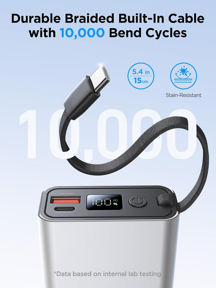 Aioneus Cargador portátil de 35 W de carga rápida, banco de energía...