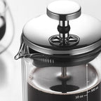 Decdeal Cafetera francesa de doble pared Cafetera de vidrio de borosilicato