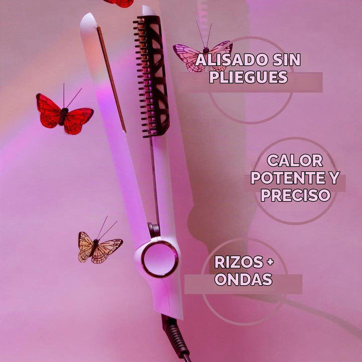 InStyler Plancha de pelo de cerámica Curation \u2013 Plancha plana...