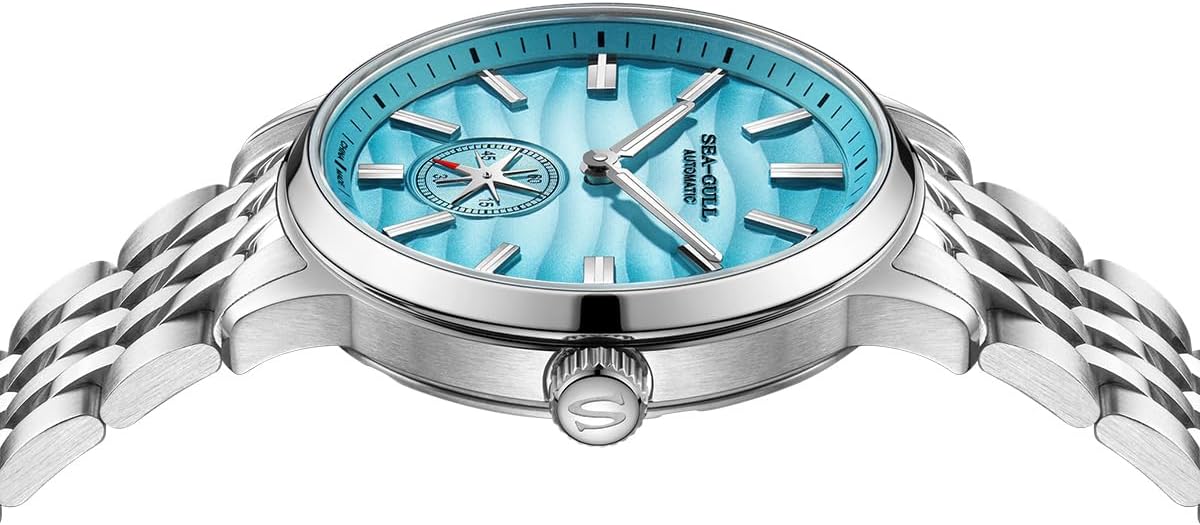 SEA-GULL Relojes mecánicos para hombre, Serie Natural, Reloj de pulsera automático, Subdial Polaris, Seagull ST17, Luminoso, 6180