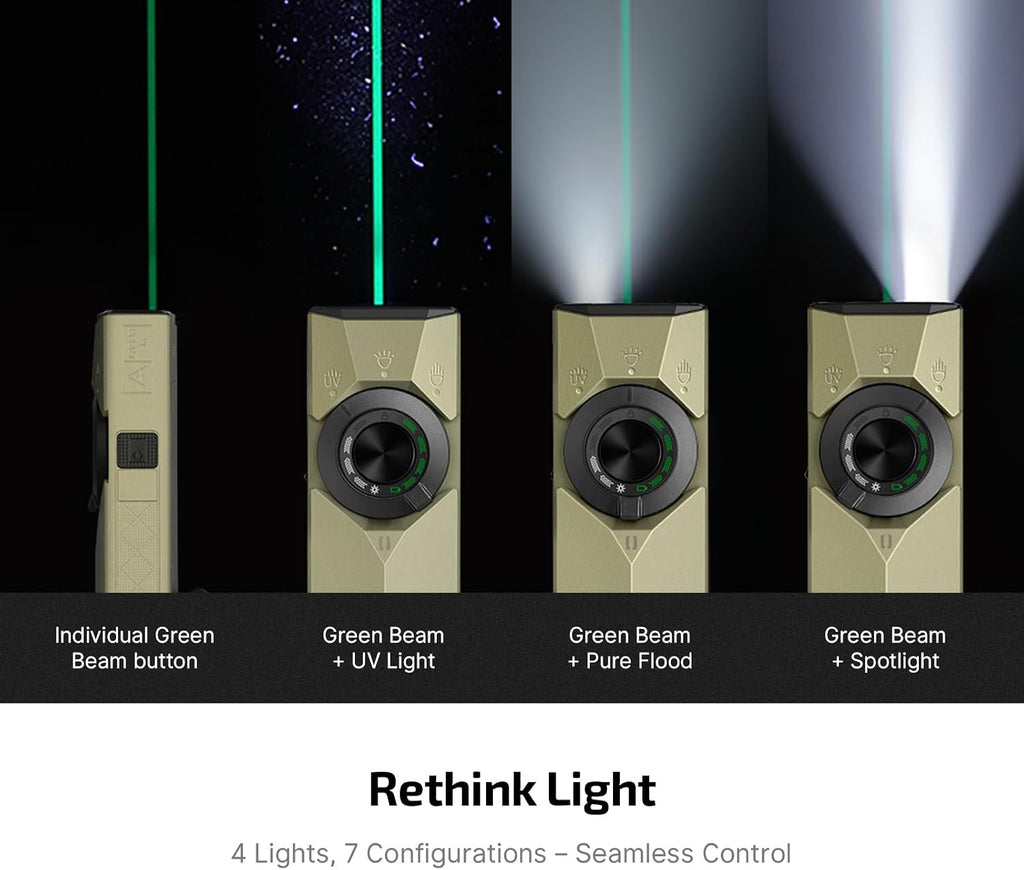 OLIGHT ArkPro Linterna EDC plana ultra recargable, 1700 lúmenes