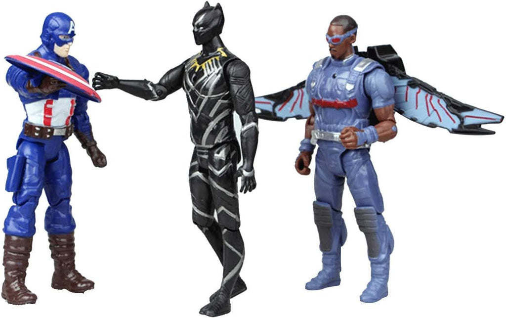 POIUYT Serie de Super Héroes Figura Exclusiva Set, 10 Figuras de Acción Coleccionables de 6.7 Pulgadas