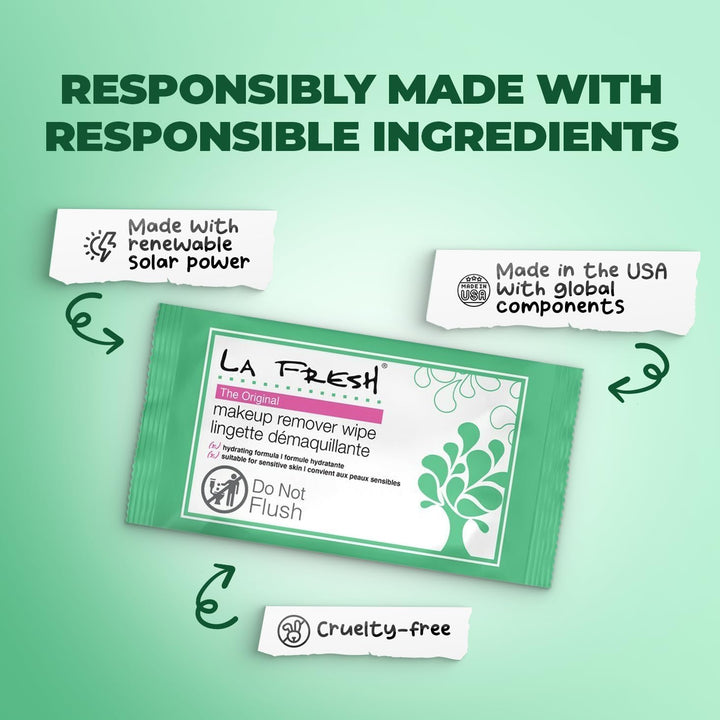 LA Fresh Toallitas desmaquillantes con vitamina E \u2013 Removedor...