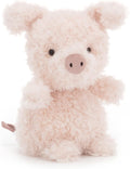 Jellycat Pequeño cerdo de peluche, 7 pulgadas, juguete de peluche