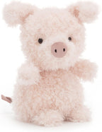 Jellycat Pequeño cerdo de peluche, 7 pulgadas, juguete de peluche