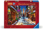 Ravensburger - Christmastime - Rompecabezas de 1000 Piezas - Deslumbrante escena de la ciudad de Londres de principios de siglo en asombroso detalle - Calidad premium - Edades 12+