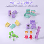 Lámpara Casa de muñecas para niñas, casa de muñecas de ensueño, 9 habitaciones con 2 muñecas, casas de muñecas de princesa, animales, muebles y accesorios, casa de juegos para niñas de más de 3 años
