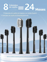 7MAGIC - Cepillo de dientes eléctrico sónico, tiempo de funcionamie...