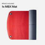 Les Mills MBX MAT - Alfombrilla de ejercicio de doble cara, para