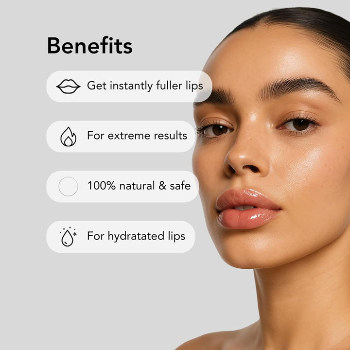 Nelux Lápiz labial Nelux con ácido hialurónico, hidratación instant...