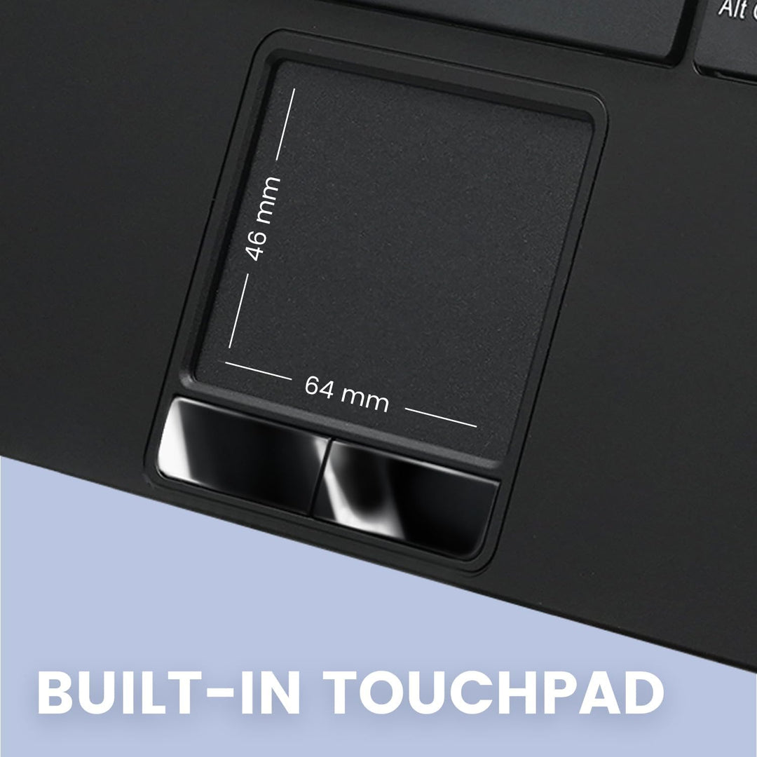 Perixx PERIBOARD-425 US Mini Teclado USB con Cable con Touchpad, Te...