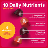 SmartyPants Gomitas multivitamínicas orgánicas para mujeres: biotin...
