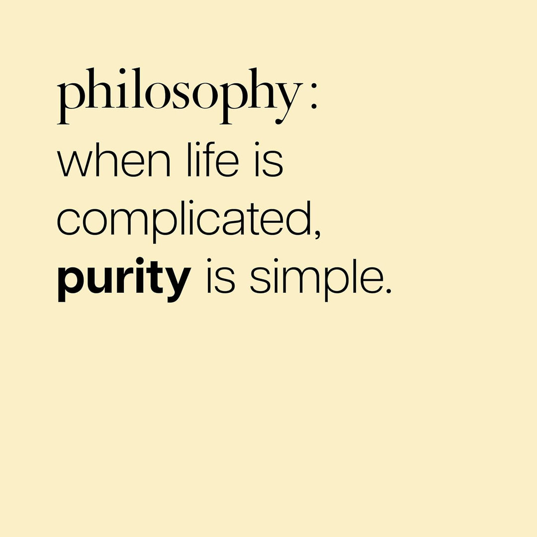 philosophy Limpiador facial simple de un solo paso, con aceite de s...