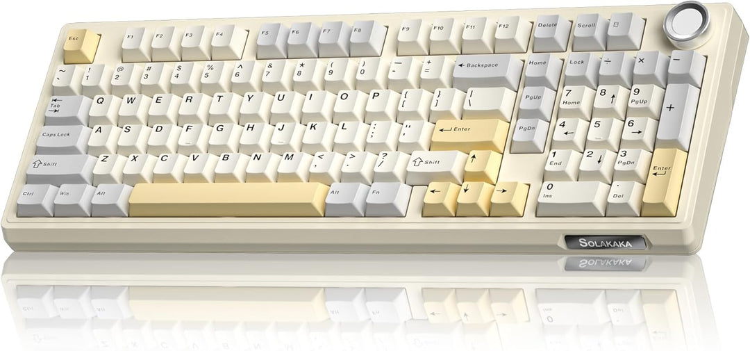 SOLAKAKA KI99 Pro - Teclado mecánico inalámbrico 96% para juegos, t...