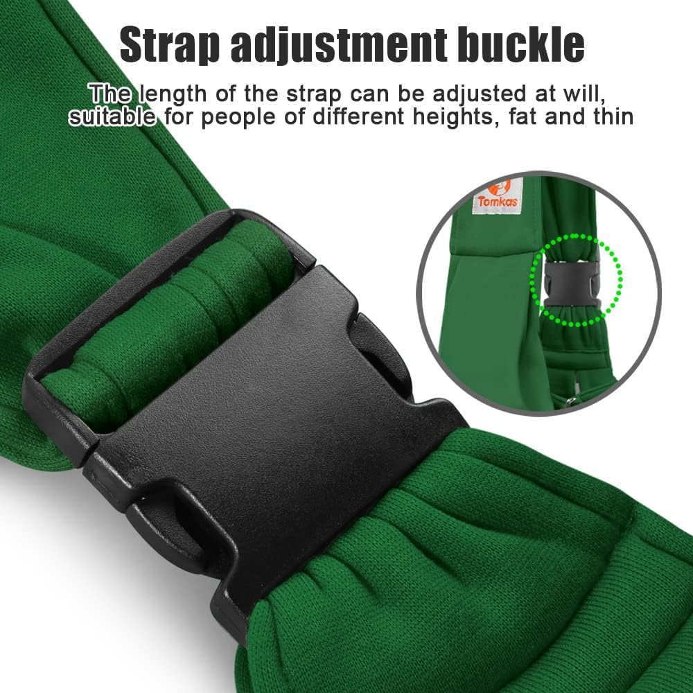 Tomkas Bolso bandolera suave para perros y gatos pequeños (verde esmeralda