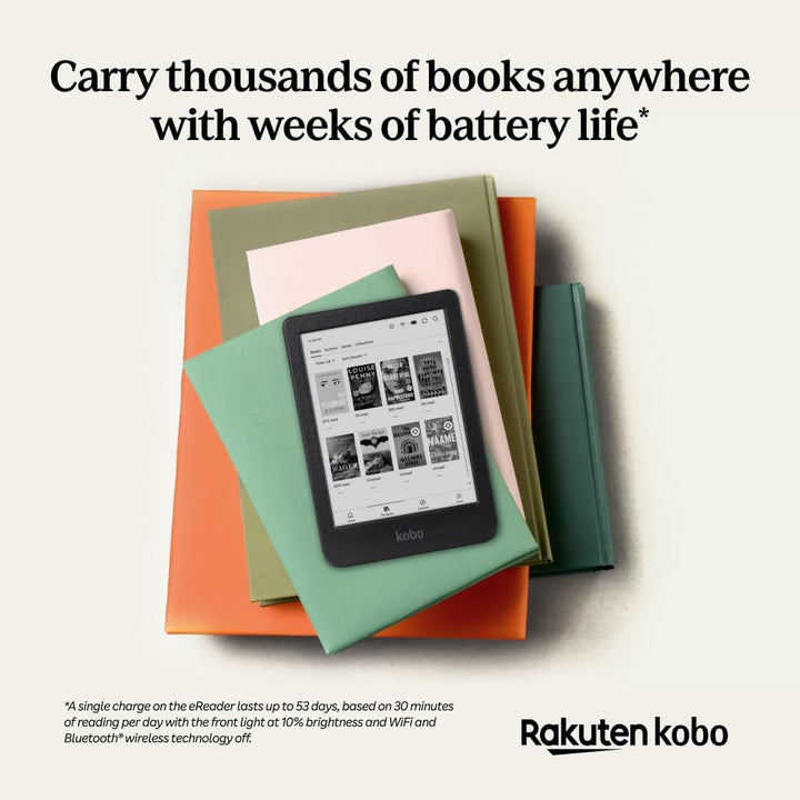 Kobo Clara BW eReader Pantalla táctil antideslumbrante