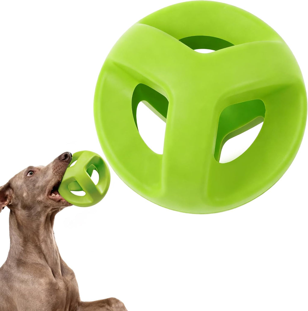 Fida Pelotas de goma natural para perros masticadores agresivos, juguetes duraderos para masticar perros grandes, juguetes interactivos de buscar y tira y afloja para razas medianas y grandes, no
