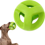 Fida Pelotas de goma natural para perros masticadores agresivos, juguetes duraderos para masticar perros grandes, juguetes interactivos de buscar y tira y afloja para razas medianas y grandes, no