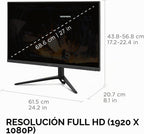 ViewSonic VX2728J - Monitor para juegos de 27 pulgadas 1080p, IPS c...