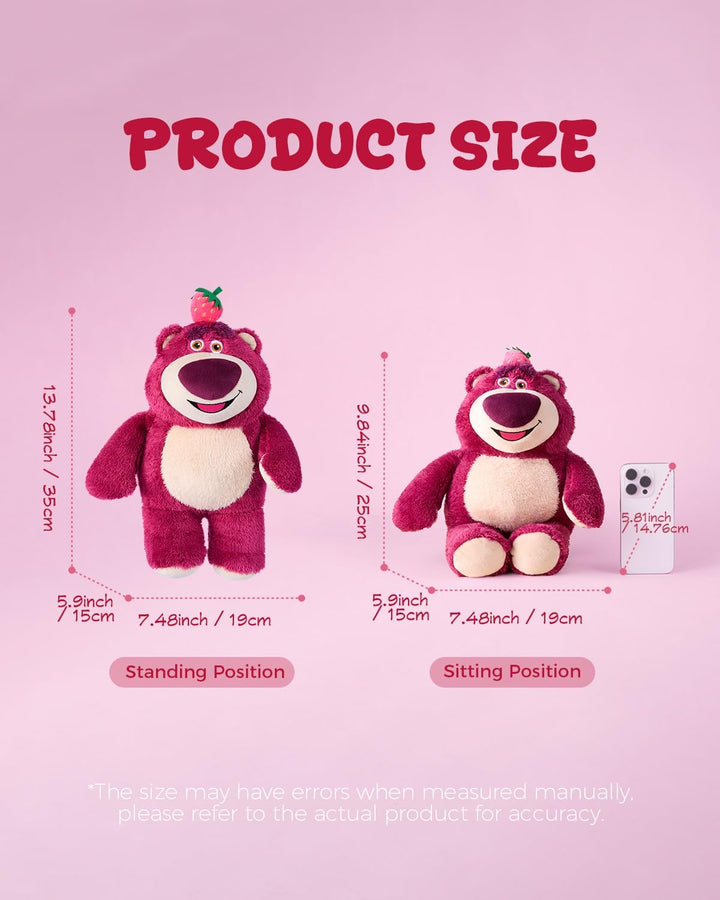 MINISO Disney Toy Story Lotso - Peluche de 14 pulgadas \u2013 Oso p...