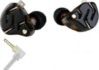 KZ ZS12 PRO 2 Auriculares con monitores intrauriculares, 5BA+1DD 6 auriculares híbridos para juegos con cable, sonido de alta fidelidad con claridad, graves inmersivos IEMs para videojuegos, músico
