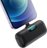 Cargador portátil pequeño para iPhone de 5000 mAh, cargador de bate...