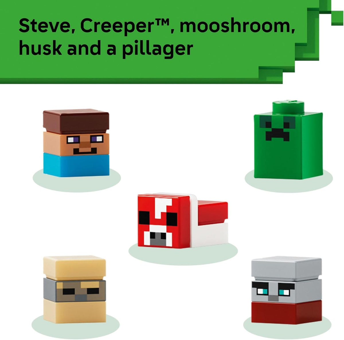 LEGO Minecraft Mini Biomes - Juguete de construcción y