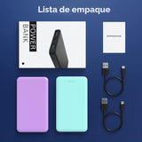 [Paquete de 2] Cargador portátil de 10000 mAh, cargador de teléfono...