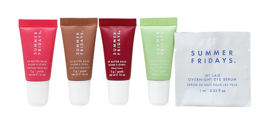 Summer Fridays The Lip Butter Balm Minis - Beige vainilla, guayaba...