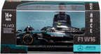Bburago Fórmula de carrera 1:43 Mercedes W16 con casco (2025) Antonelli #12