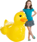 Fun Express Giant Inflatable Rubber Duck, 4 Feet, Yellow